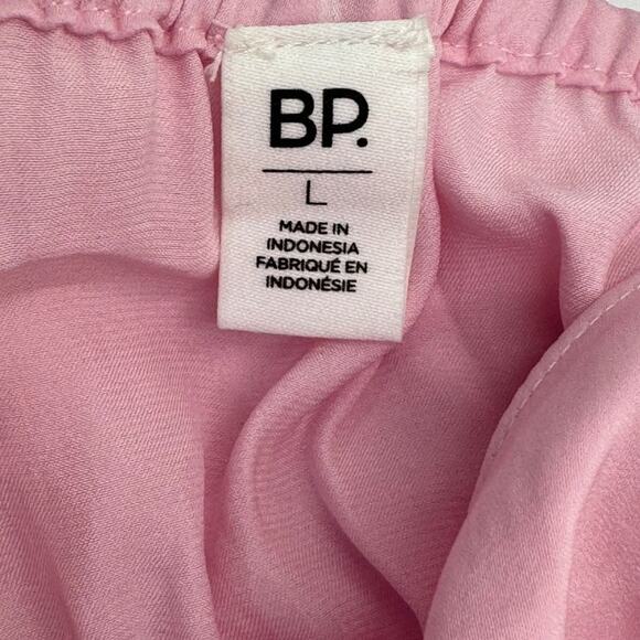 BP Pink Opal Tank Top Adjustable Straps Front Tie Bow NWT Jr Large - Picture 5 of 8
